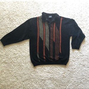 Chenille Collared Vintage Dad Sweater